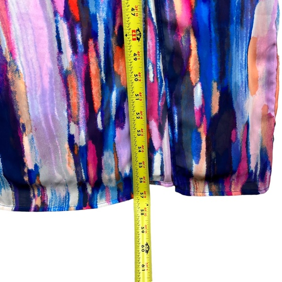 B. Darlin Maxi Long Dress Women Size S Blue Pink White Purple Orange - Picture 6 of 8